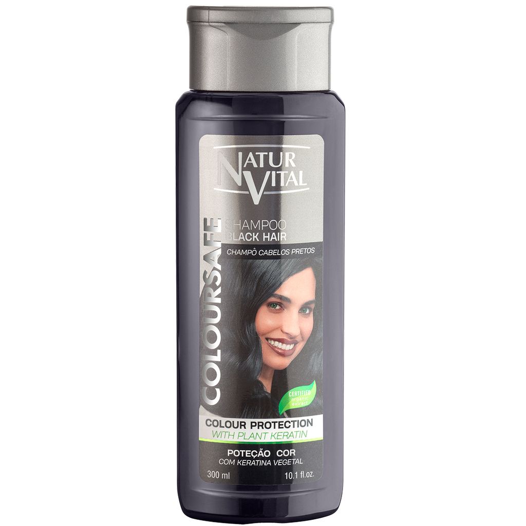 Natur Vital Champu Colour Black 300 ml Obrázek produktu 