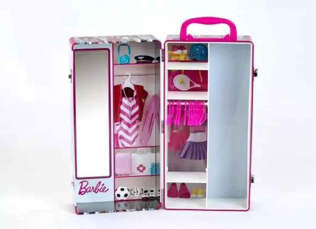 Valise Barbie Klein Theo rigide avec compartiments pour accessoires - 21