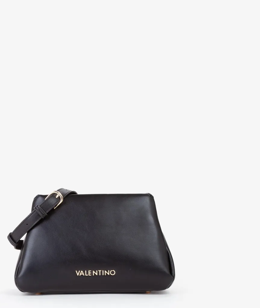 Sac noir West Re Valentino Bags VBS9I842 finition grainée et luxe doré