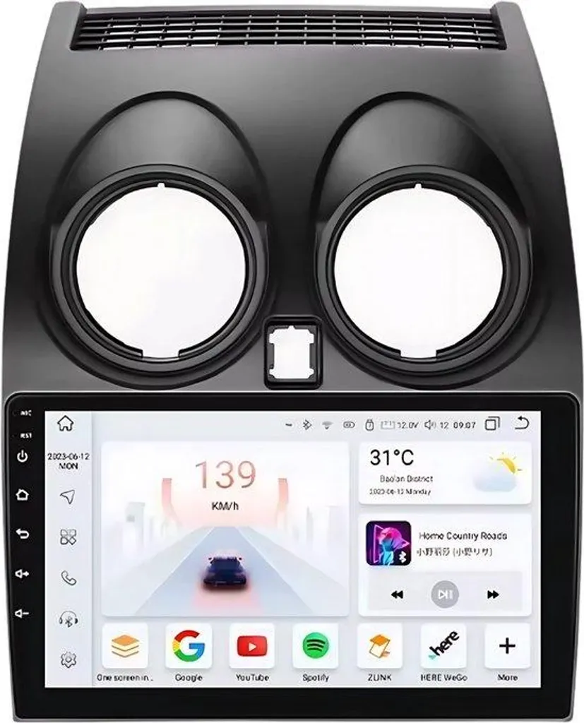 Connectez votre Smartphone au Nissan Qashqai J10 - CarPlay et GPS Intégré