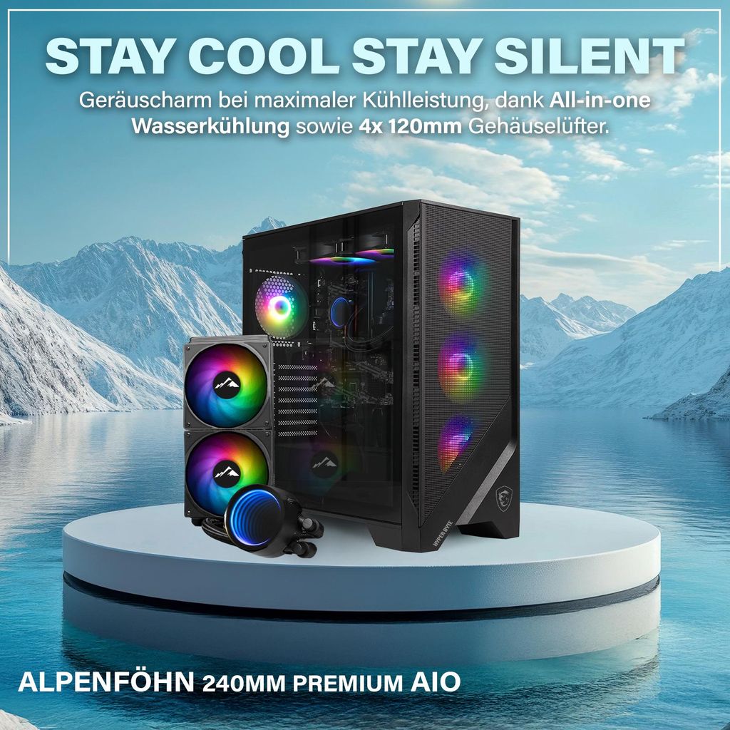 HYPER BYTE® - PC Gaming - Gaming Set completo | Ryzen 7 Immagine del prodotto 