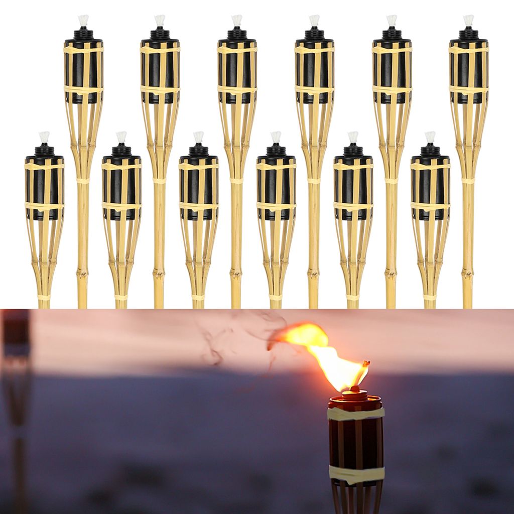 EINFEBEN 10x Fackel Gartenfackel Set Lampen Produktbild 
