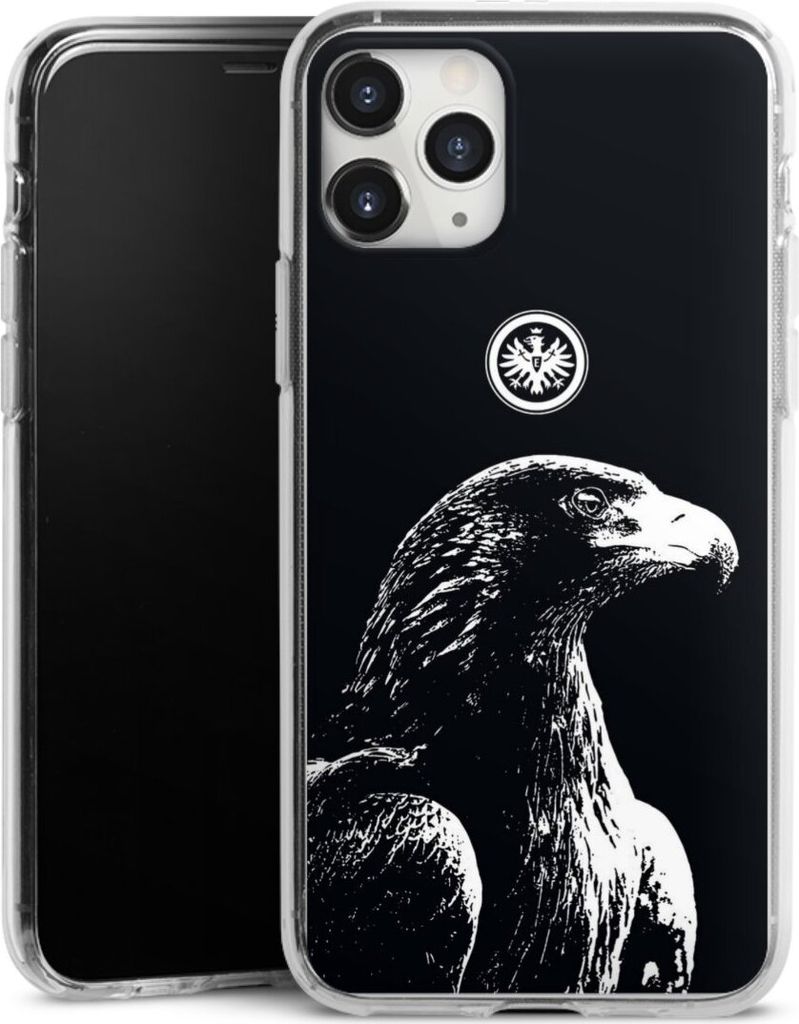 DeinDesign Handyhülle für Apple iPhone 11 Pro Max Silikon Hülle Case Smartphone Schutzhülle Eintracht Frankfurt Offizielles Lizenzprodukt Attila