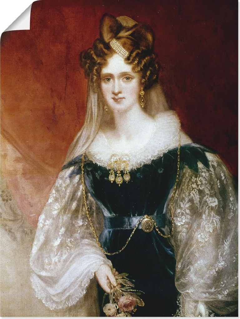 ARTland Poster Königin Adelaide von England, 1831 Größe: 30x40 cm