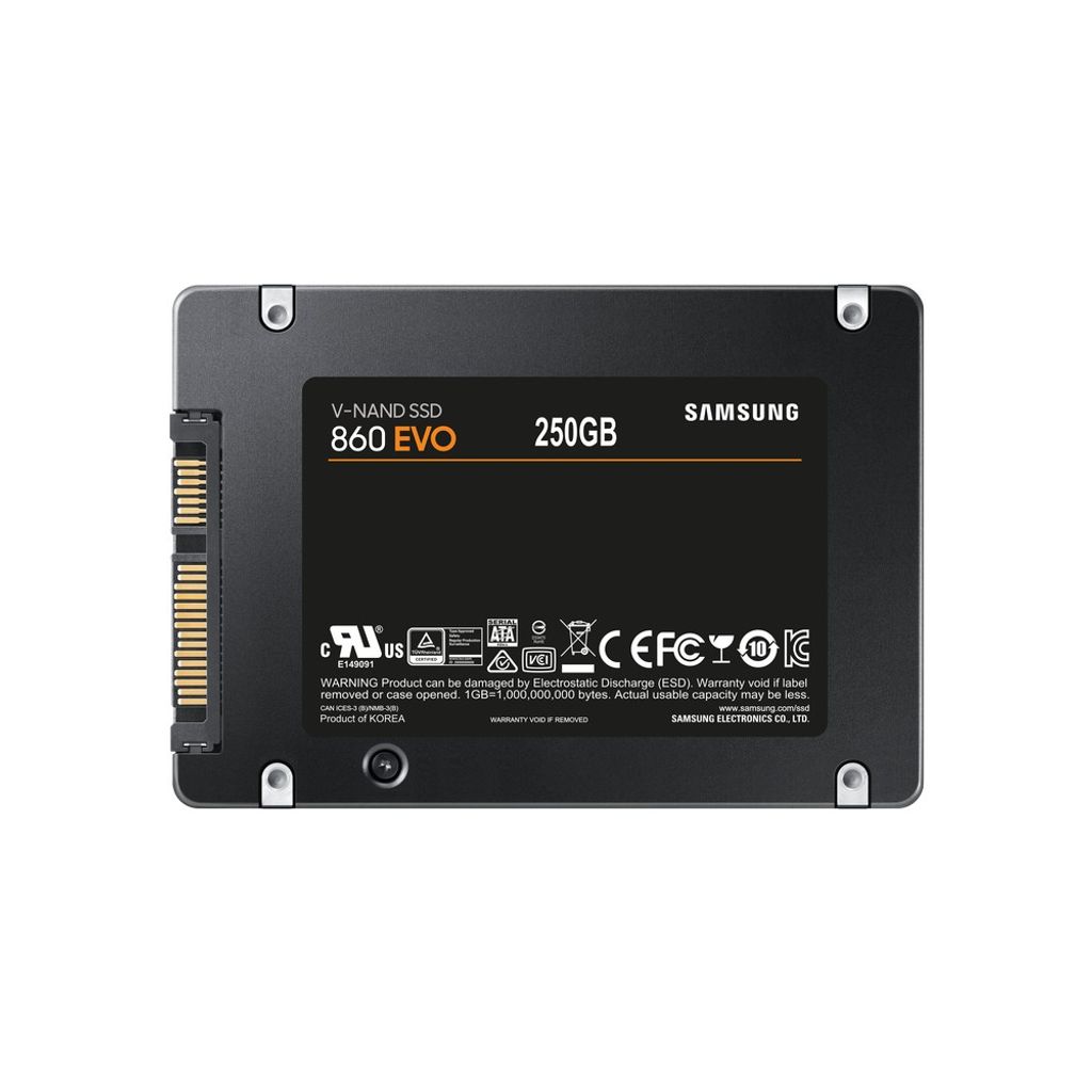 Samsung 860 EVO, 250 GB, 2.5", 550 MB/s, 6 Gbit/s Obrázok produktu 