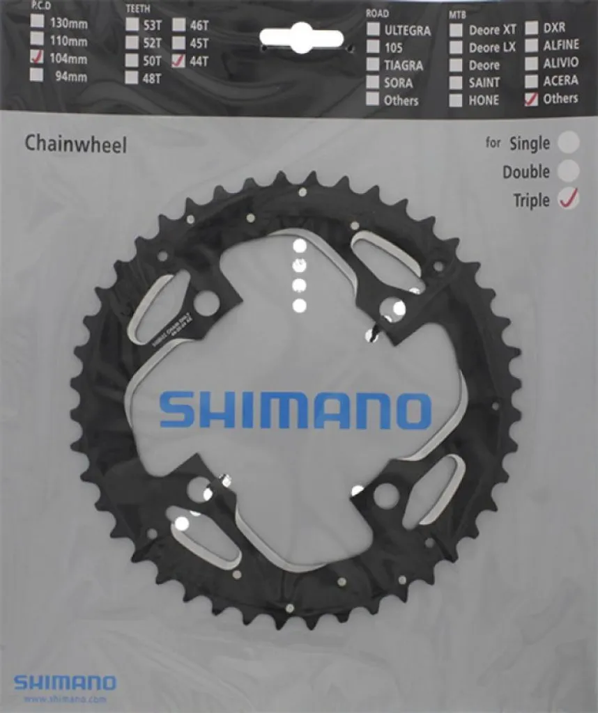 Plateau de vélo SHIMANO FC-T551 couronne 44 dents pour VTC et KSR