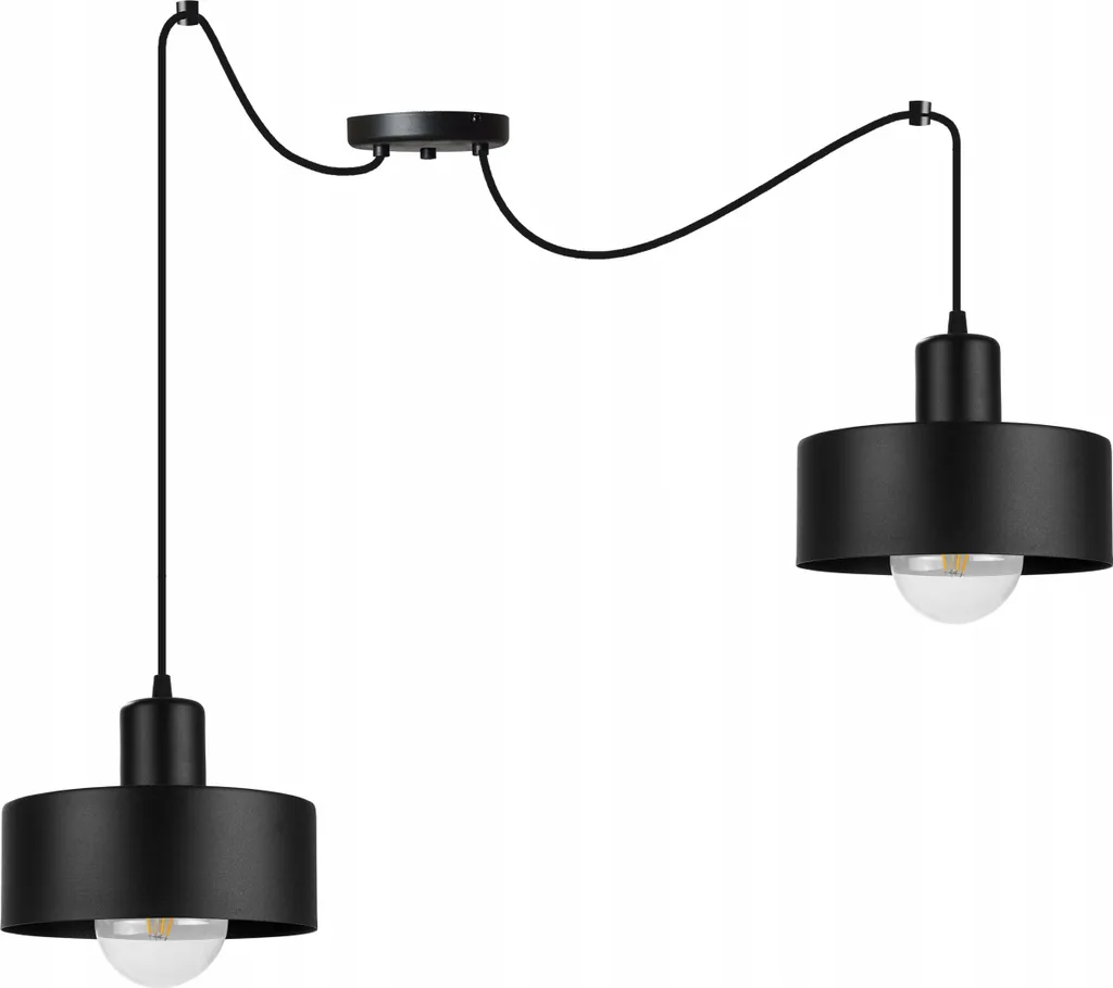 Suspension Luminaire Design en Acier avec Abat-jour pour Salon et Loft