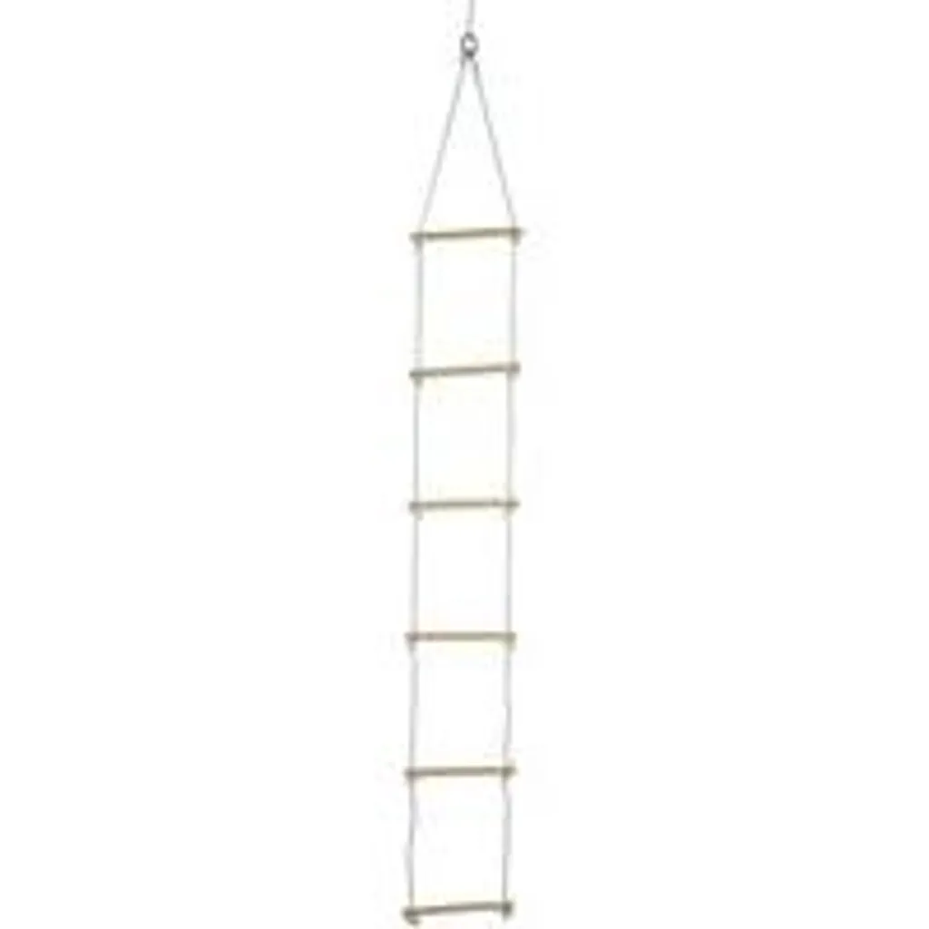 Échelle de corde de suspension 2 mètres avec 6 barreaux antidérapants