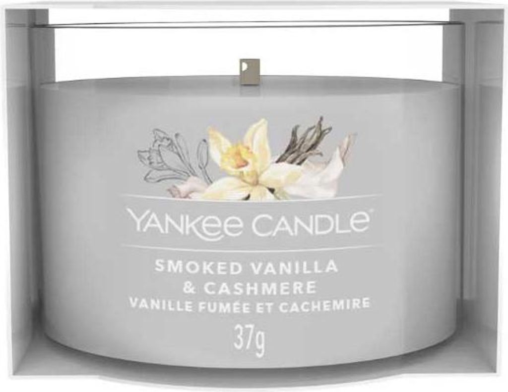 YANKEE CANDLE Kerze - Geräucherte Vanille & Kaschmir