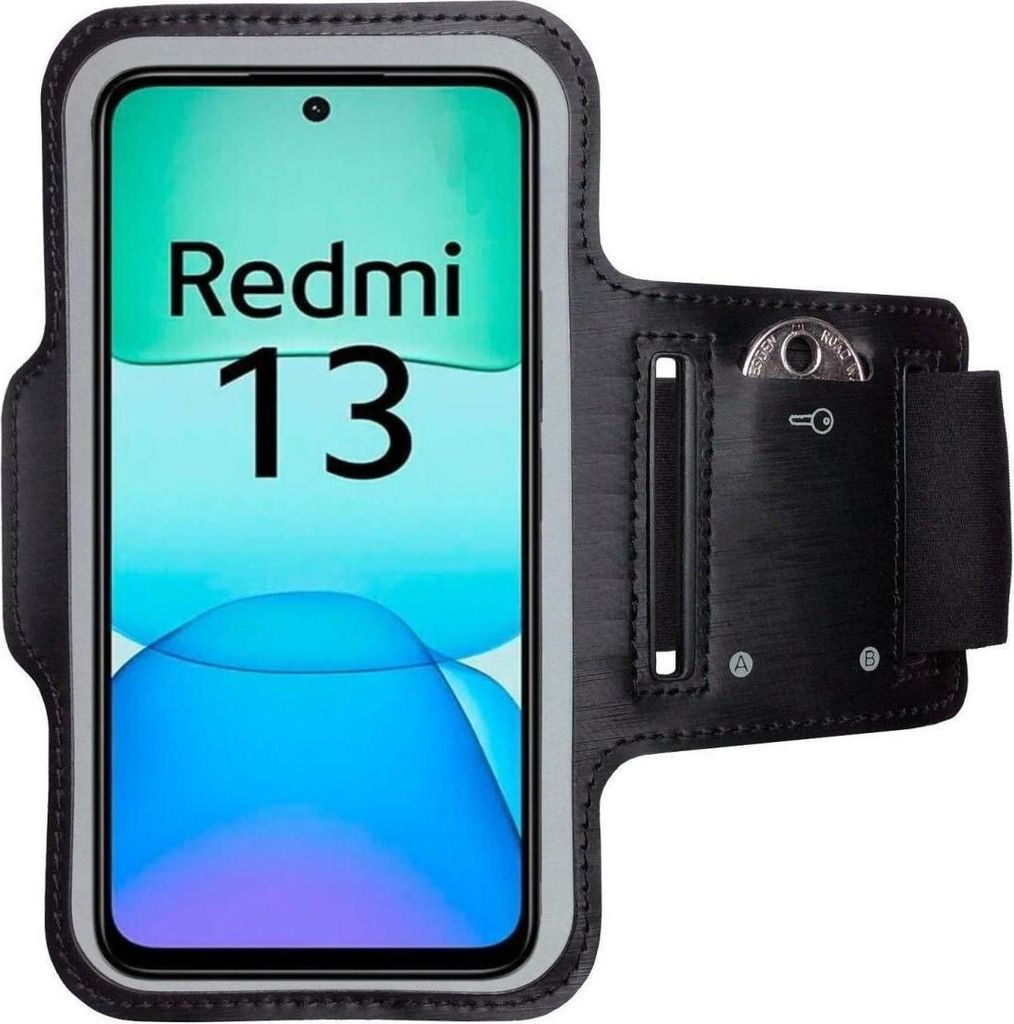 Sportarmband für Xiaomi Redmi 13 5G/4G Sport Fitness Armband Handyhülle Joggen