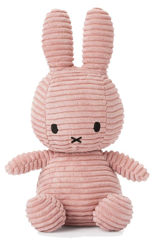 Miffy Cord-Plüschfigur (rosa, 33cm) Kuscheltier Stofftier Produktbild 