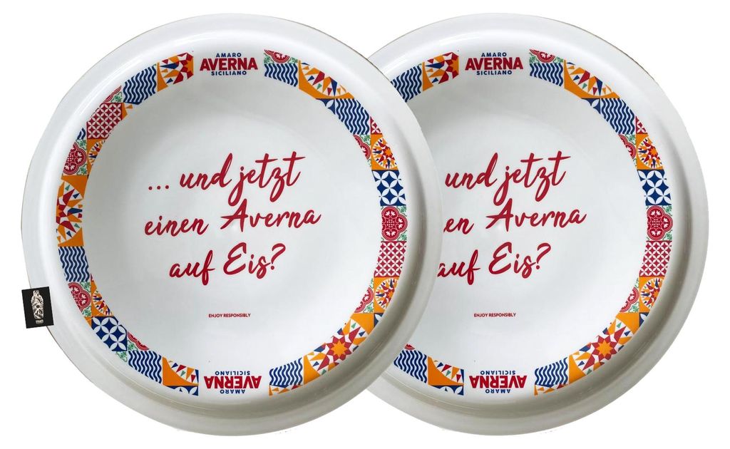 2er Set Averna Pizzateller – Italienisches Mosaik-Design, Ø Produktbild 