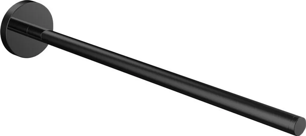 Asta Portasciugamani Emco 435013330 Round 30cm Nero | Design Rigido