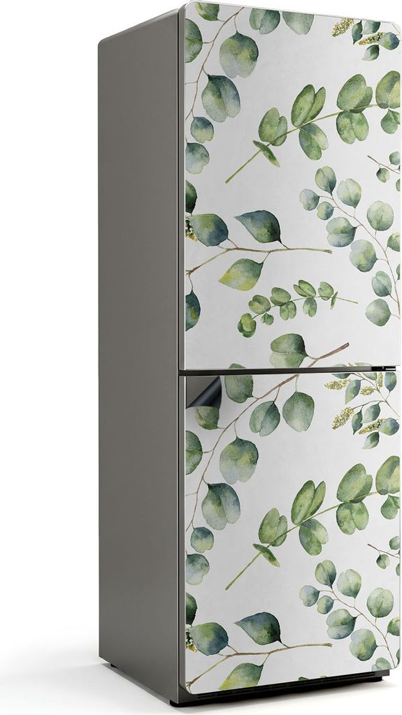 Zarte kleine Blätter – Magnetische Kühlschrank Abdeckung – Dekorfolie magnetisch Küche – Kühlschrank Magnet Deko – selbstklebende Magne...