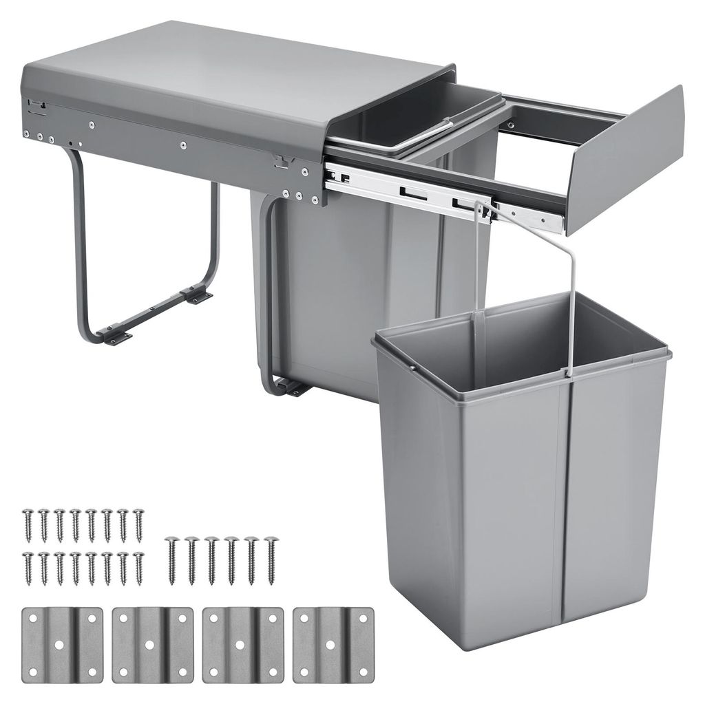 SucceBuy Cestino estraibile per mobili da cucina (20 L x Immagine del prodotto 