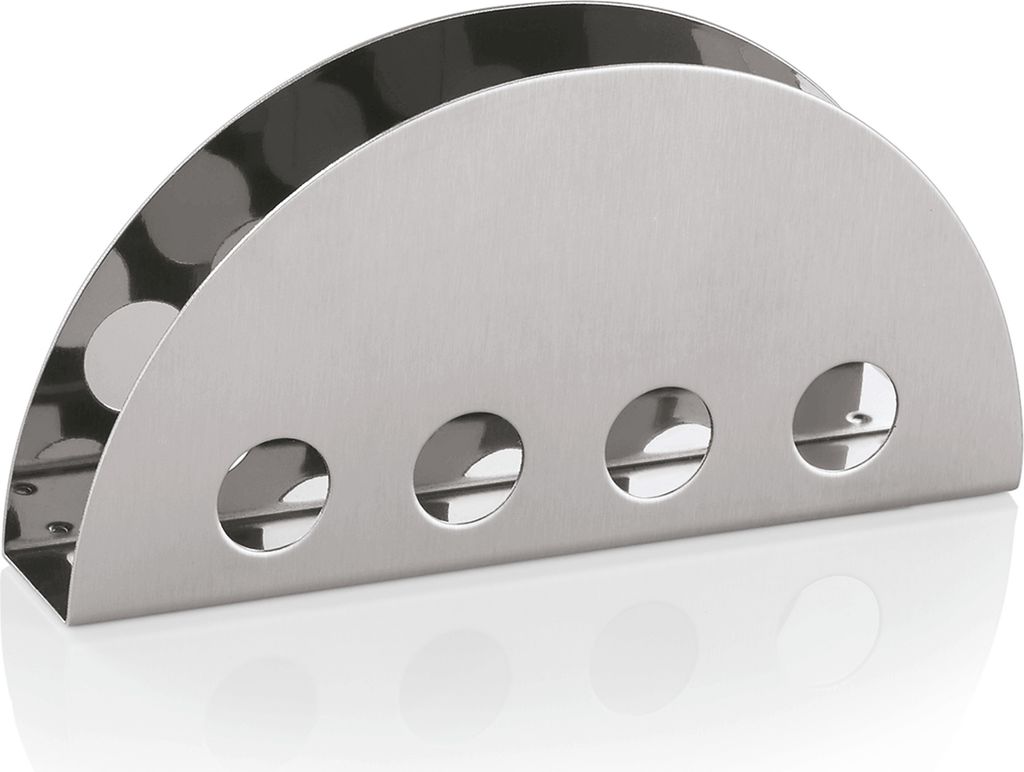 Serviettenhalter Edelstahl 14 x 2,5 x 7 cm