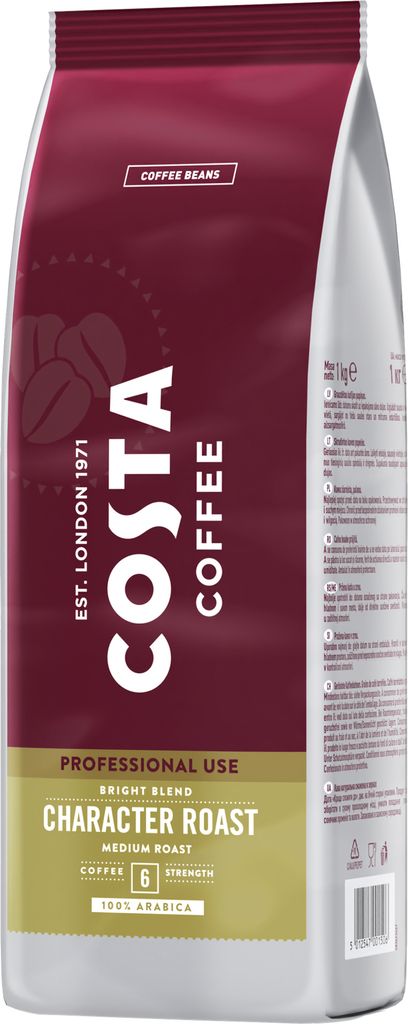 A bag of Costa Coffee Character Roast.