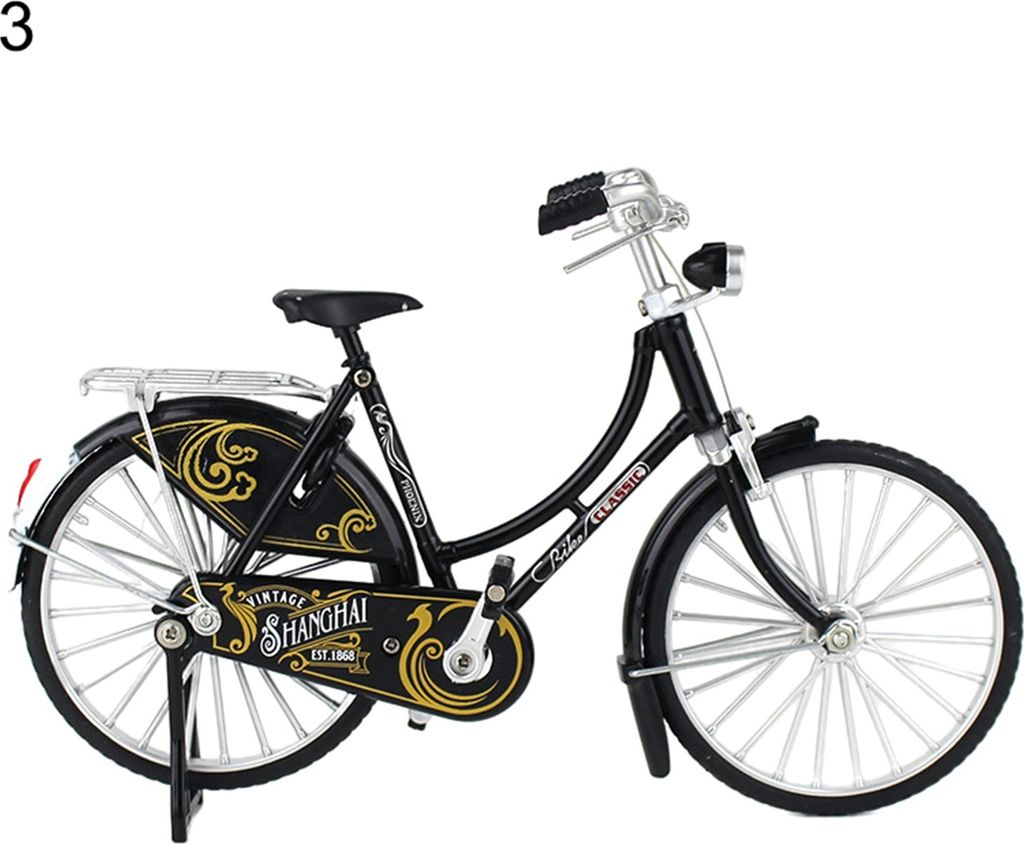 Sammelbare Fahrrad-Kunst-Skulptur, Ständer, stabile Legierung, voller Persönlichkeit, Simulation, Kunst, Fahrrad, Heimdekoration-3