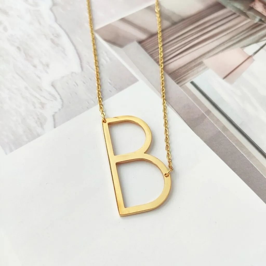 Collana Iniziale B Brenda Carla Oro | La Tua Storia al Collo