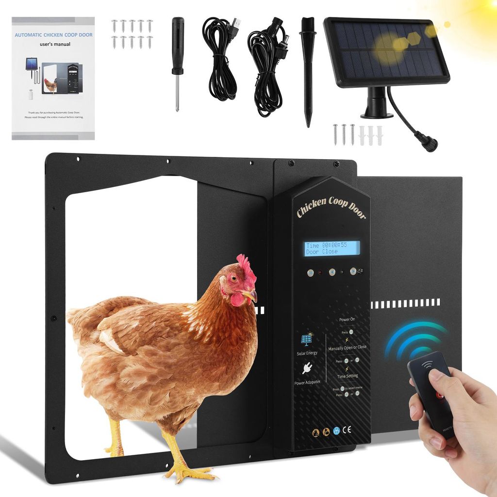 Bettizia Hühnerklappe Solar Automatische mit Großes Produktbild 