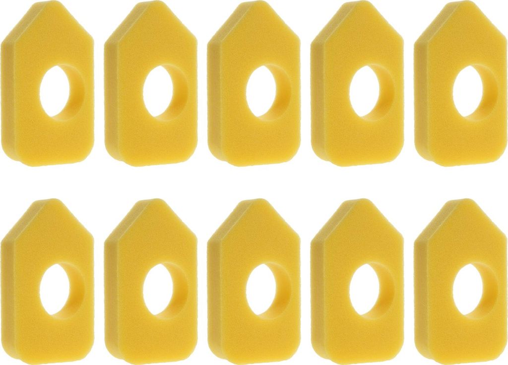 10er-Pack Ersatz-Schaumstofffilter, Schwamm-Reinigungselement für Rasenmäher-Luftfilter