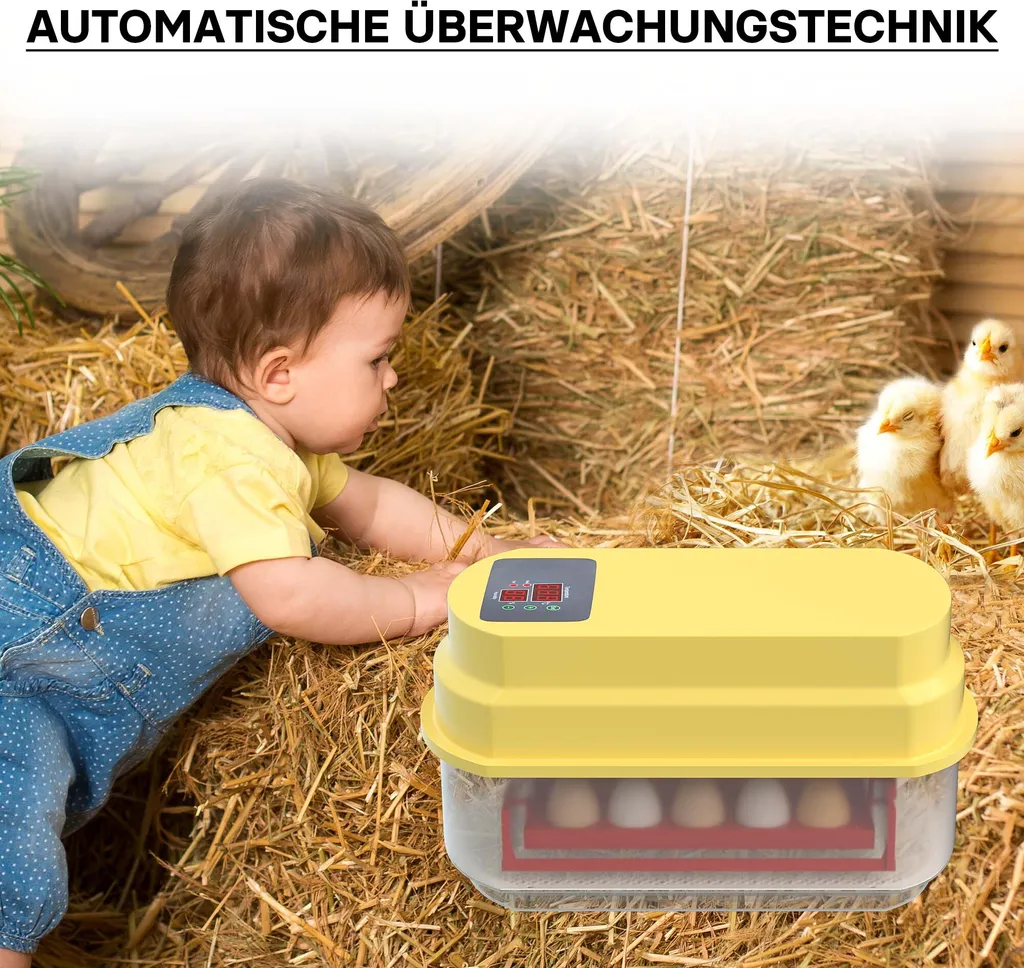 Wiltec 15: Incubatrice Automatica Digitale per Hobby e Allevamento - 3