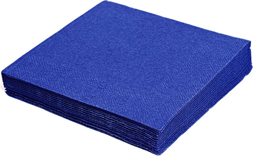 1200 Servietten 33x33 cm Dunkelblau 1/4 Falz 1-lagig – Elegante Tischdekoration