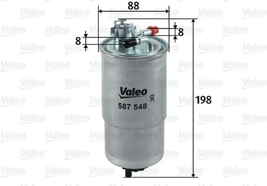 Filtre à carburant VALEO 587548 pour Leon 1M1 et Toledo II 1M2 OE