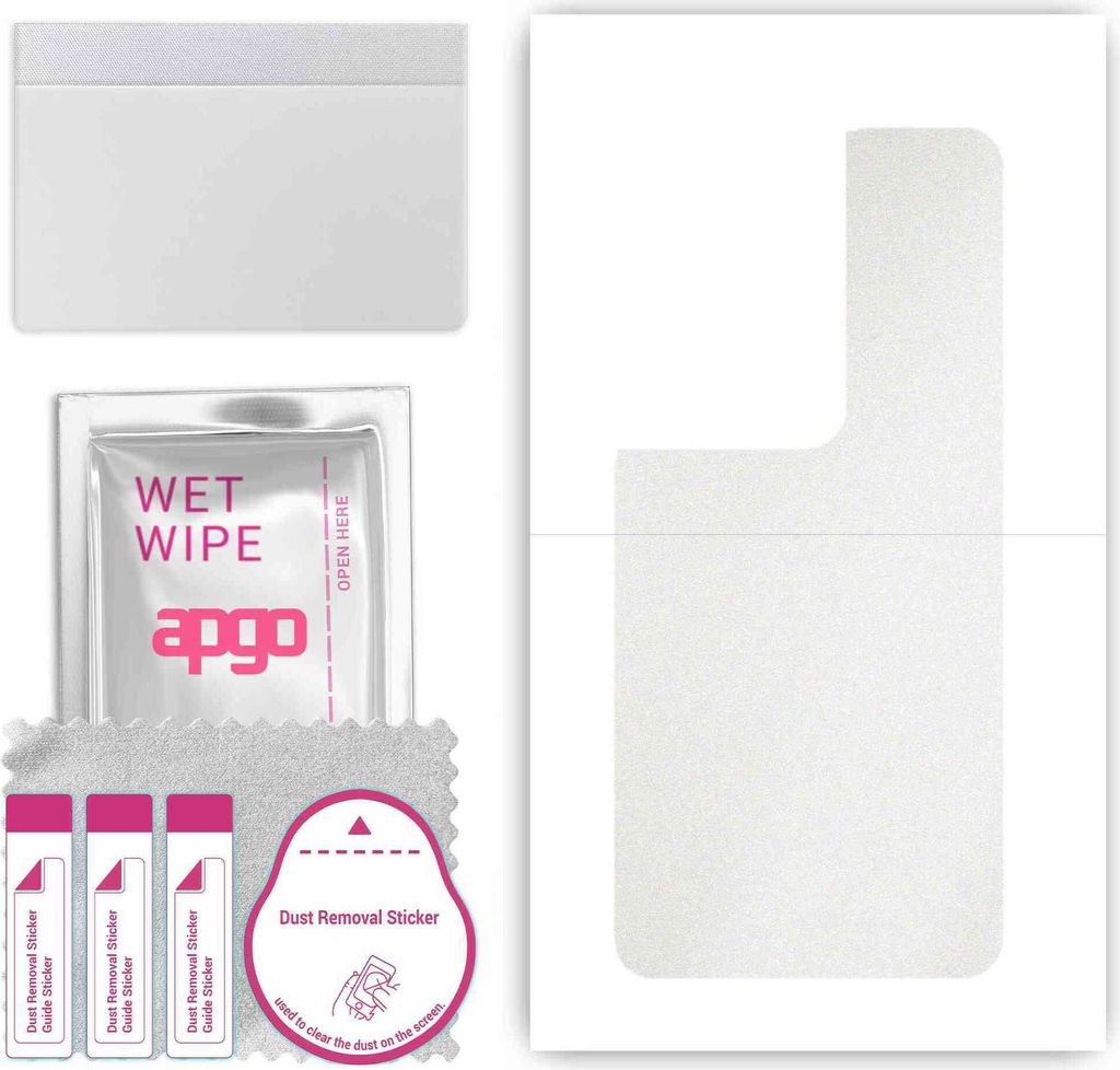 apgo Rückseite Schutzfolie, Skin, kompatibel mit Oppo Reno8 Pro, Hinten Displayschutzfolie aus Vinylfolie, kratzfest, einfache Montage - Matt Tran...