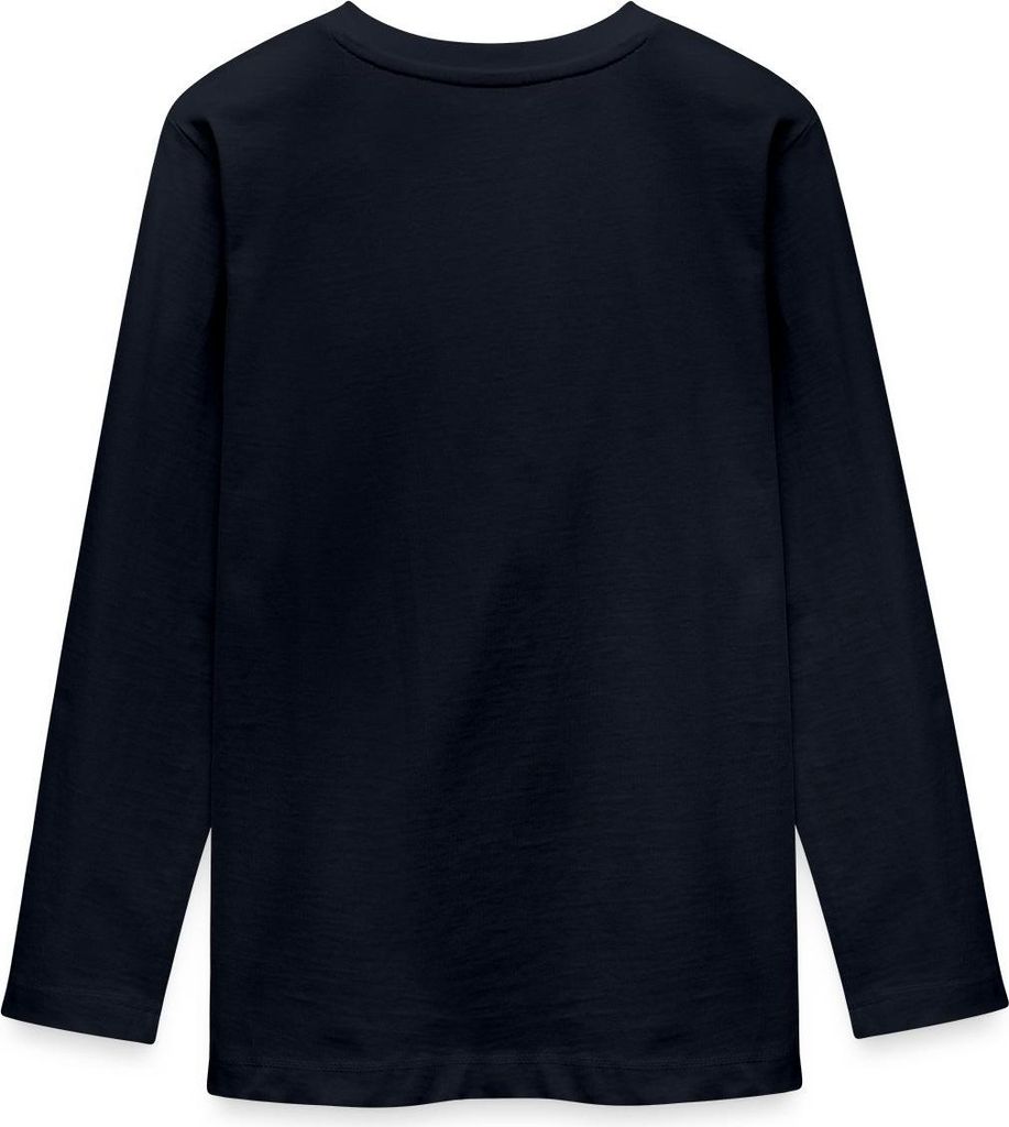 Spreadshirt Harry Potter Ollivanders Geschäft Grünes Logo Teenager Premium Langarmshirt, 158/164 (12 Jahre), Navy