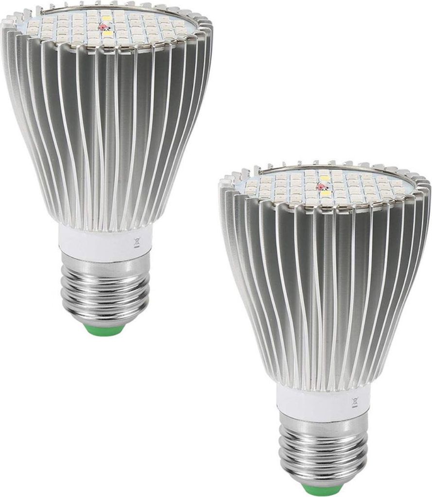 E27 LED-Pflanzenwachstumslampe, 30 W E27 mit 40 LED-Vollspektrum-Pflanzenlampe, AC 85šC265 V, Blumenwachstumslampe fš¹r den Innenbereich fš¹r ...