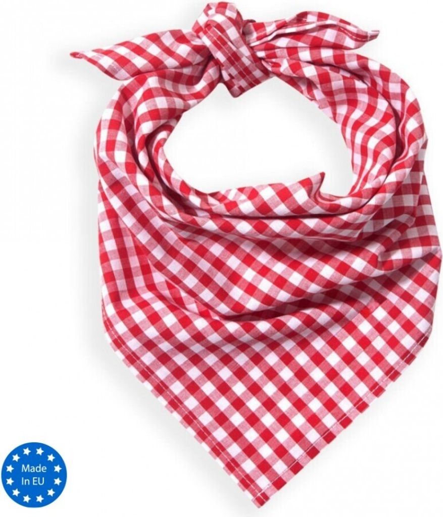 Halstuch blau-weiß kariert 105 x 45 cm Trachtentuch Oktoberfest Bavaria Kostüm-Zubehör Wiesn Wasn Fasching Karneval Mottoparty Accessoire