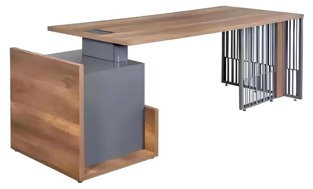 Design Schreibtisch Büro Einrichtung Chef Arbeitszimmer Möbel Büromöbel neu