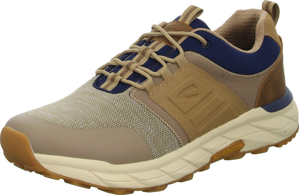 Camel Active Cross Country stone Herren sportlicher Schnürer in Beige, Größe 43