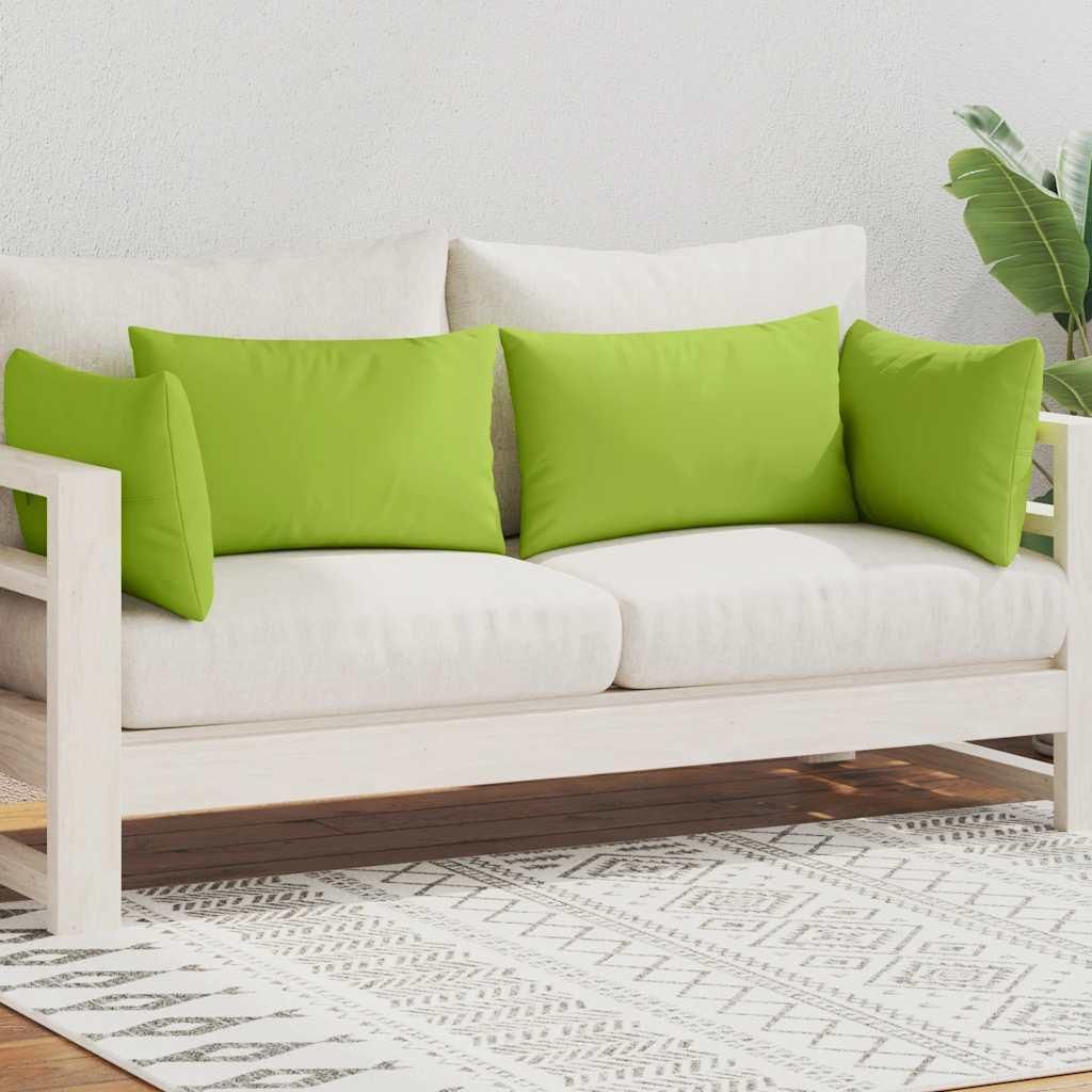 vidaXL Zahradní polštář 4 ks 60 x 40 cm Apple Green Obrázek produktu 