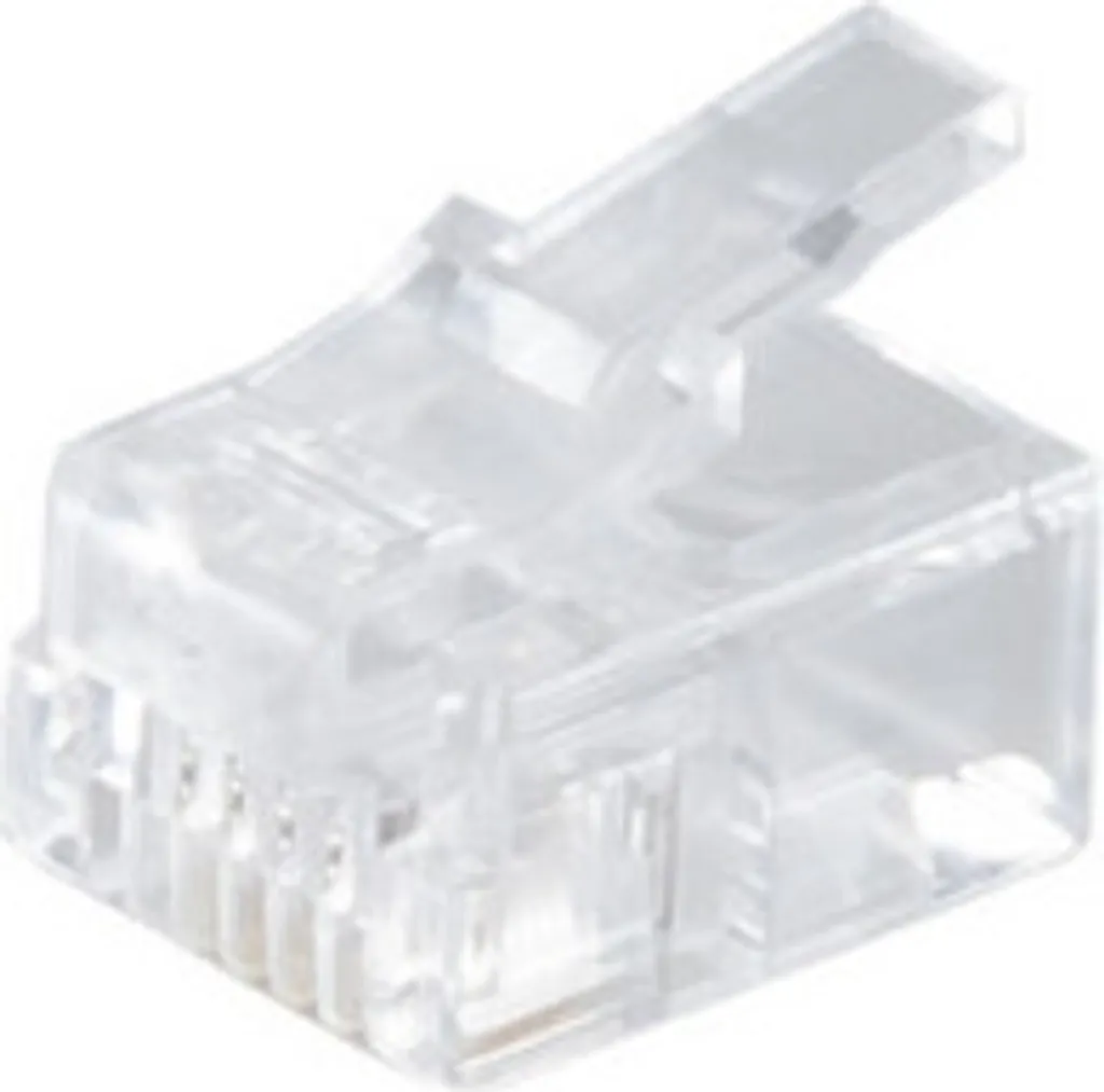 Réparez votre connexion avec ce connecteur RJ11 6P4C pour câble rond