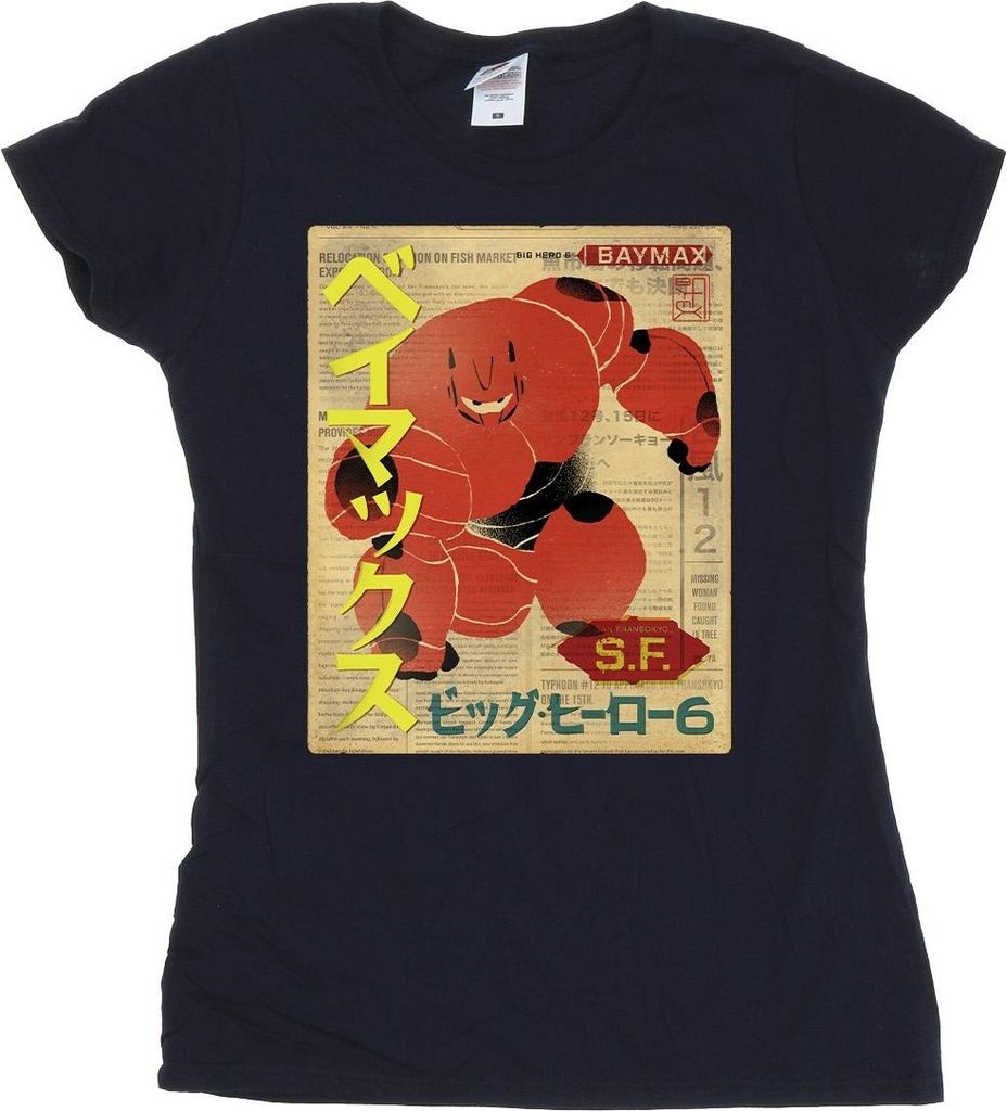 Disney - "Big Hero 6" T-Shirt für Damen BI13048 (XXL) (Marineblau)
