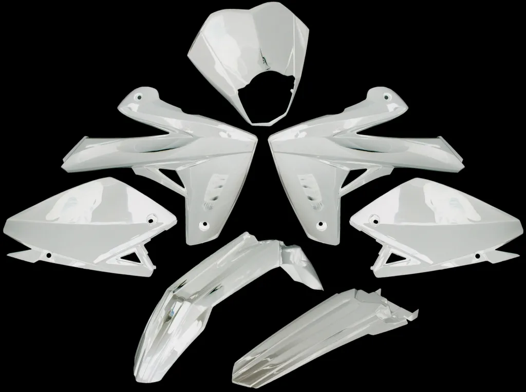 Edge Storage 7-pcs pour Rieju MRT 50 SM - Kit Carénage Blanc Qualité