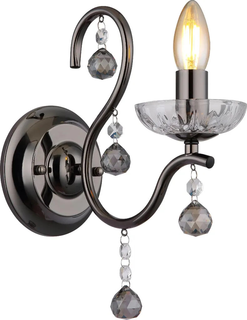 GLOBO Lighting Applique murale CAMILA LH 14x33 cm noir design chic