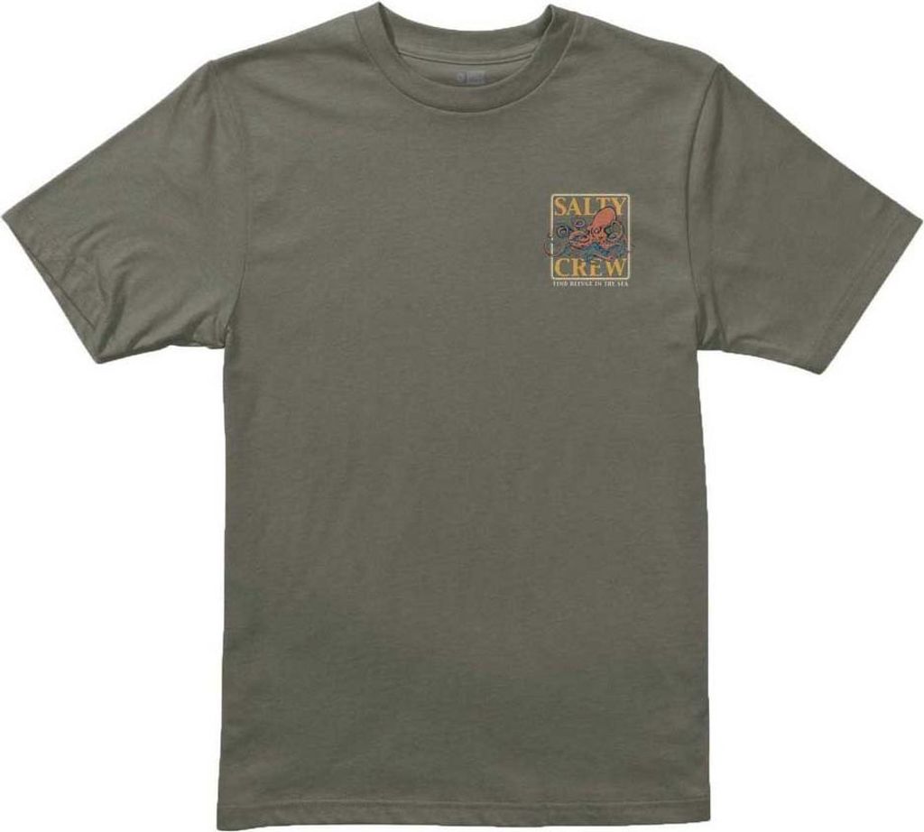Salty Crew Ink Slinger Kurzarm-t-shirt Grün M Grün M