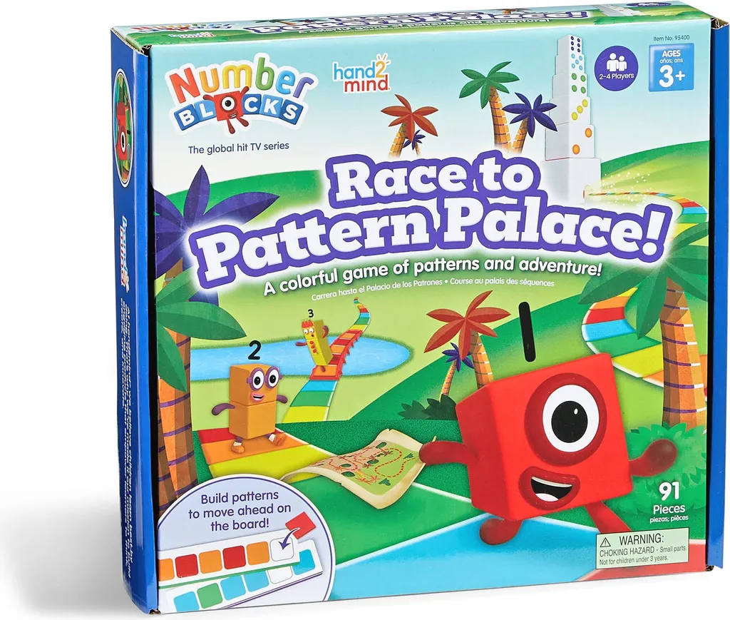 Jeu de société éducatif Numberblocks Race to Pattern Palace Anglais - 2