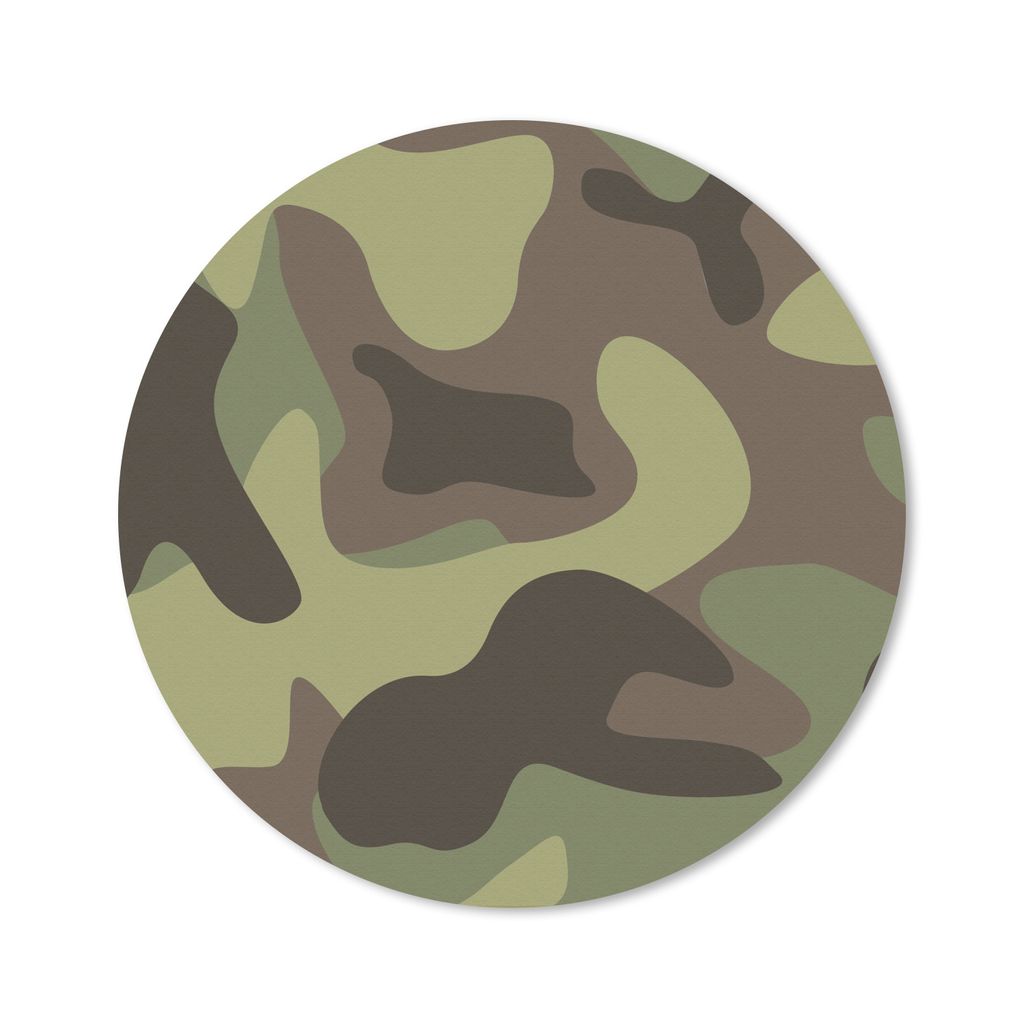 MuchoWow Mauspad Mousepad Illustration eines Tarnmusters 30x30 cm - Mousepads - Maus Mat - Pad - Mausunterlage - Tischunterlage - Schreibtischmatten