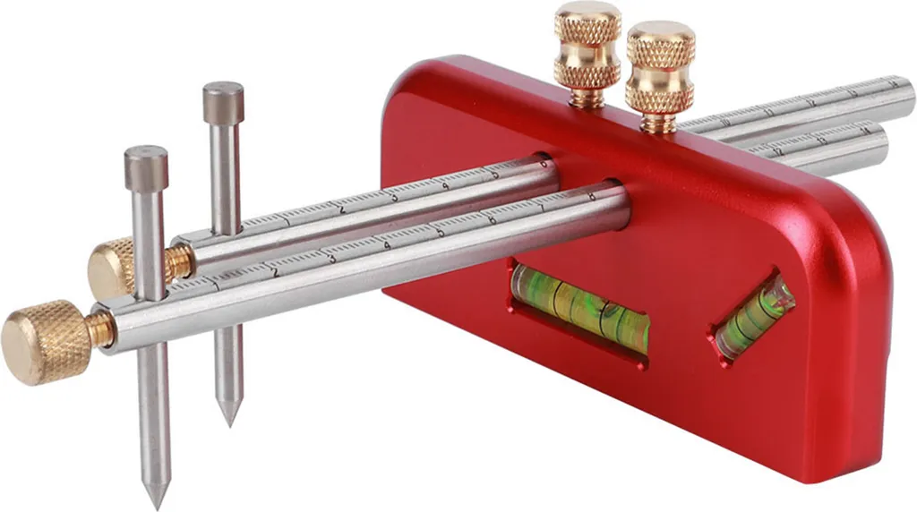 Règle de menuisier en alliage d'aluminium avec marquage double tête PRO