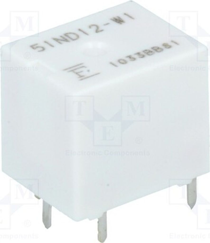 1x Relais: elektromagnetisch USpule : 12VDC 25A/14VDC Mini FBR51ND12-W1 Elektrom