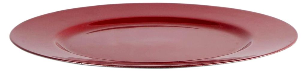Metallic Platzteller - 33 cm - Rot