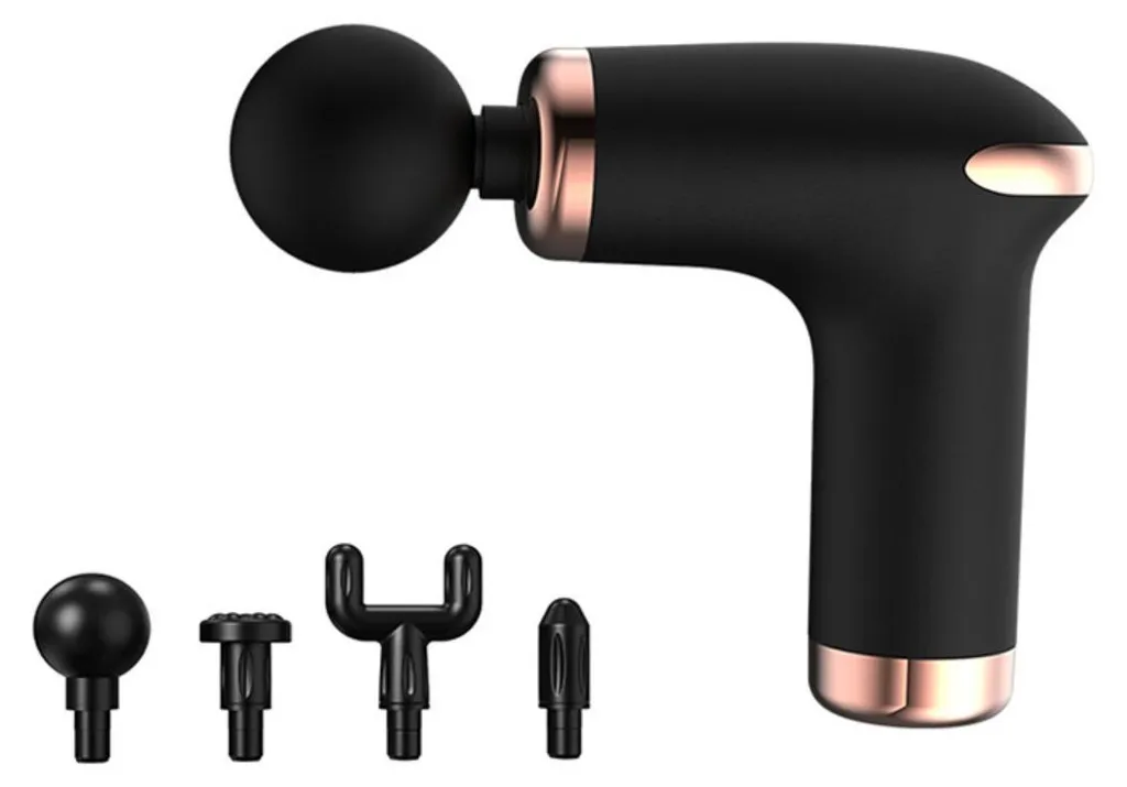 Pistolet de massage contre les douleurs musculaires 6 vitesses Noir