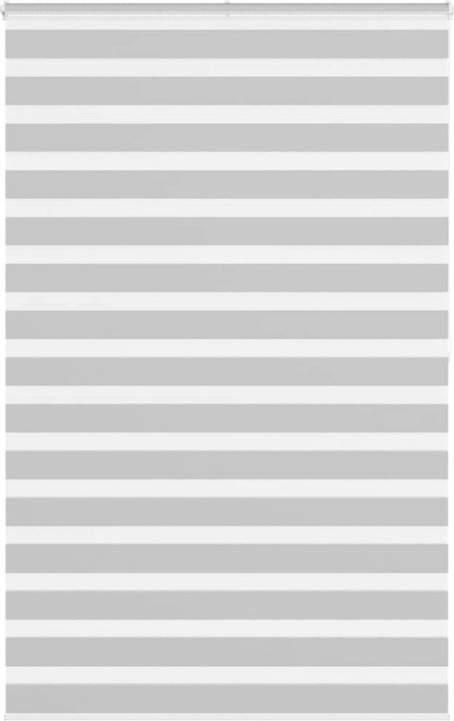 Doppelrollo Hellgrau 145x200 cm Stoffbreite 140,9 cm Polyester