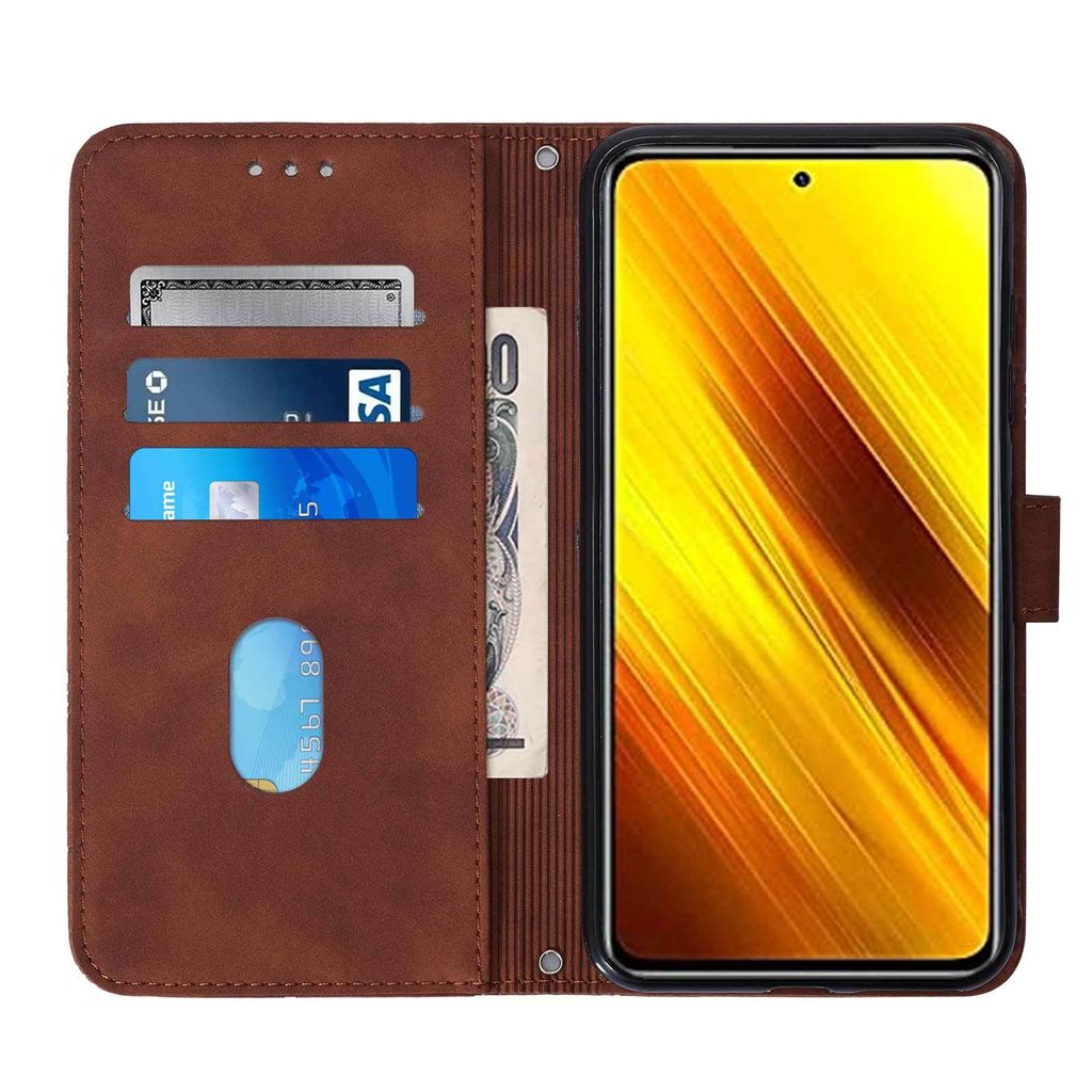 Custodia Per Poco X3 NFC/Pro Con Fiori Girasole, Cover Trasparente In TPU Morbida E Antiscivolo