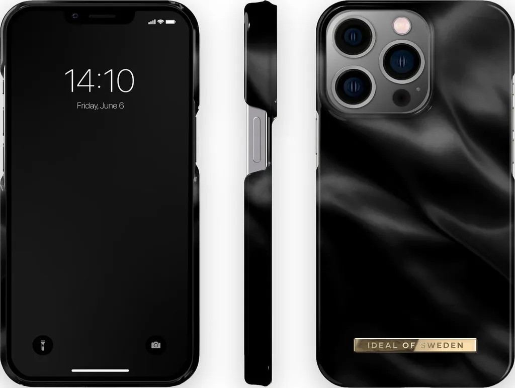 Coque de Protection iPhone 13 Pro iDeal of Sweden Etui Noir Satiné