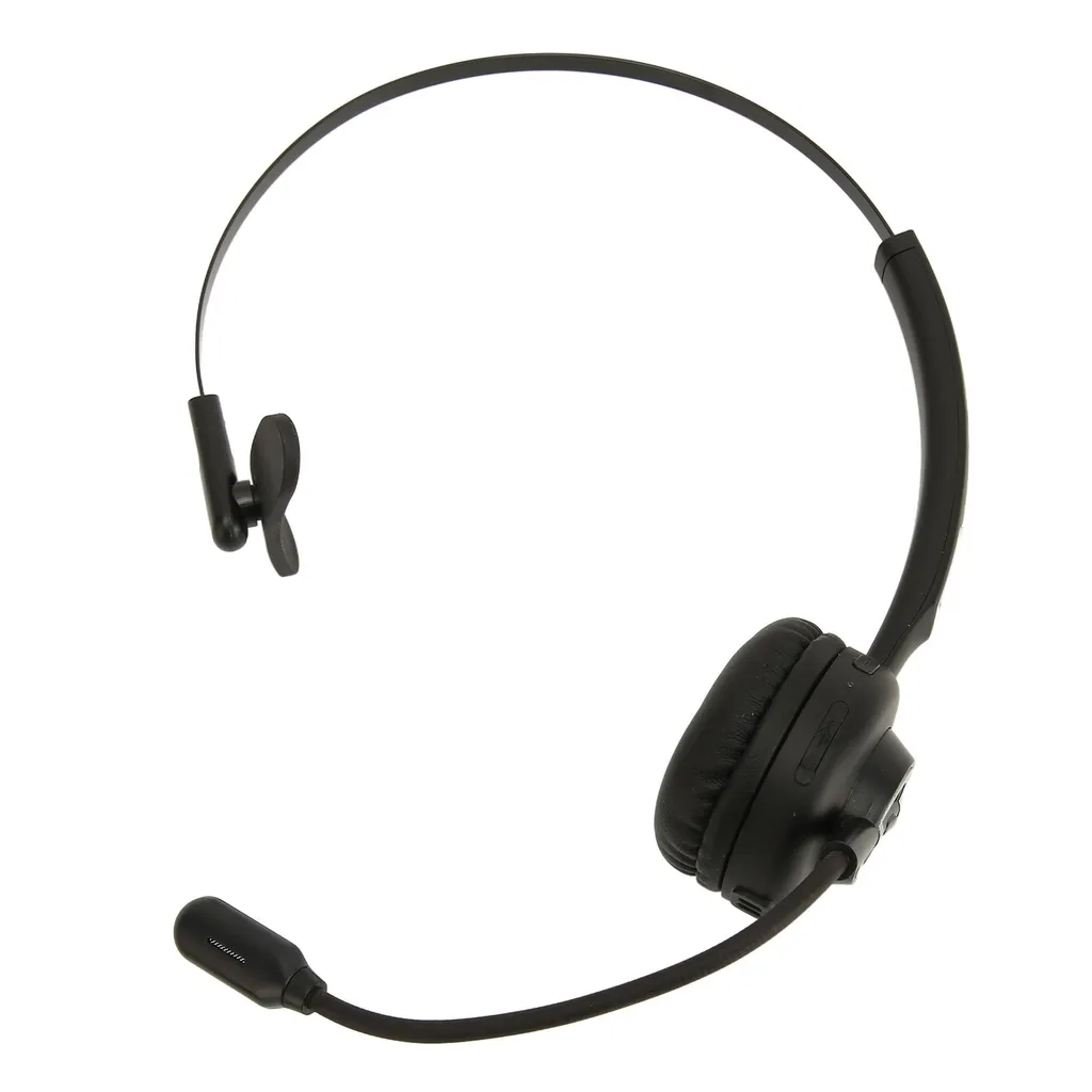 Casque Bluetooth monaural avec micro rotatif et base de charge sans fil